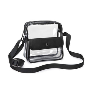 Clear See Thru Stadium Bag 11” with Adjustable Strap