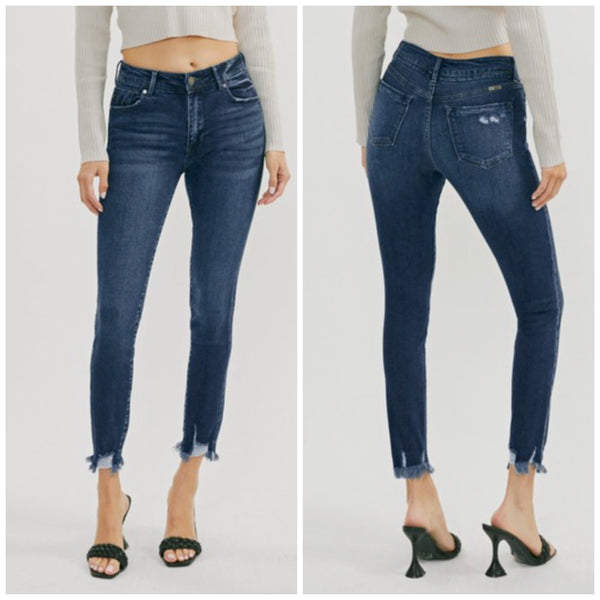 KanCan “Tarren” Frayed Bottom Jeans