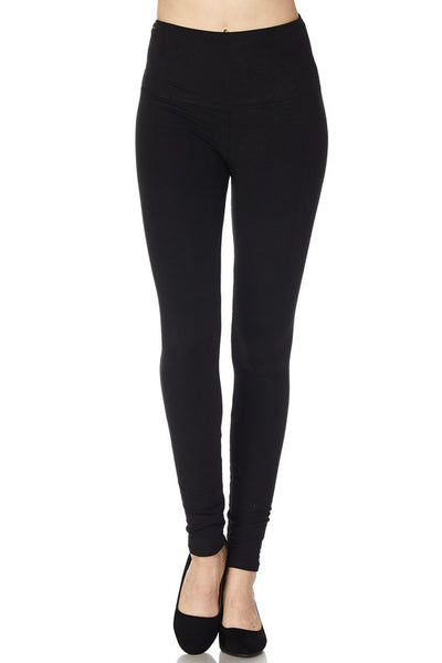 Regular, Curvy, Xtra Curvy  5 INCH Wide Waistband Leggings