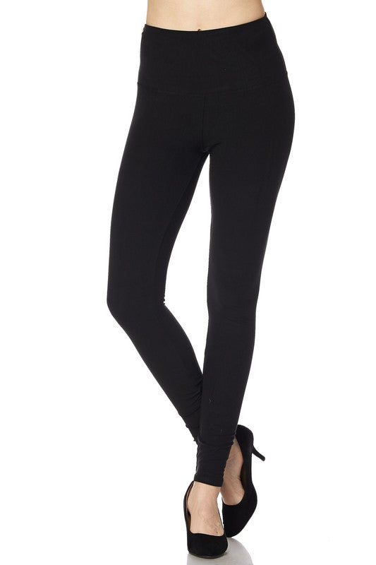 Regular, Curvy, Xtra Curvy  5 INCH Wide Waistband Leggings