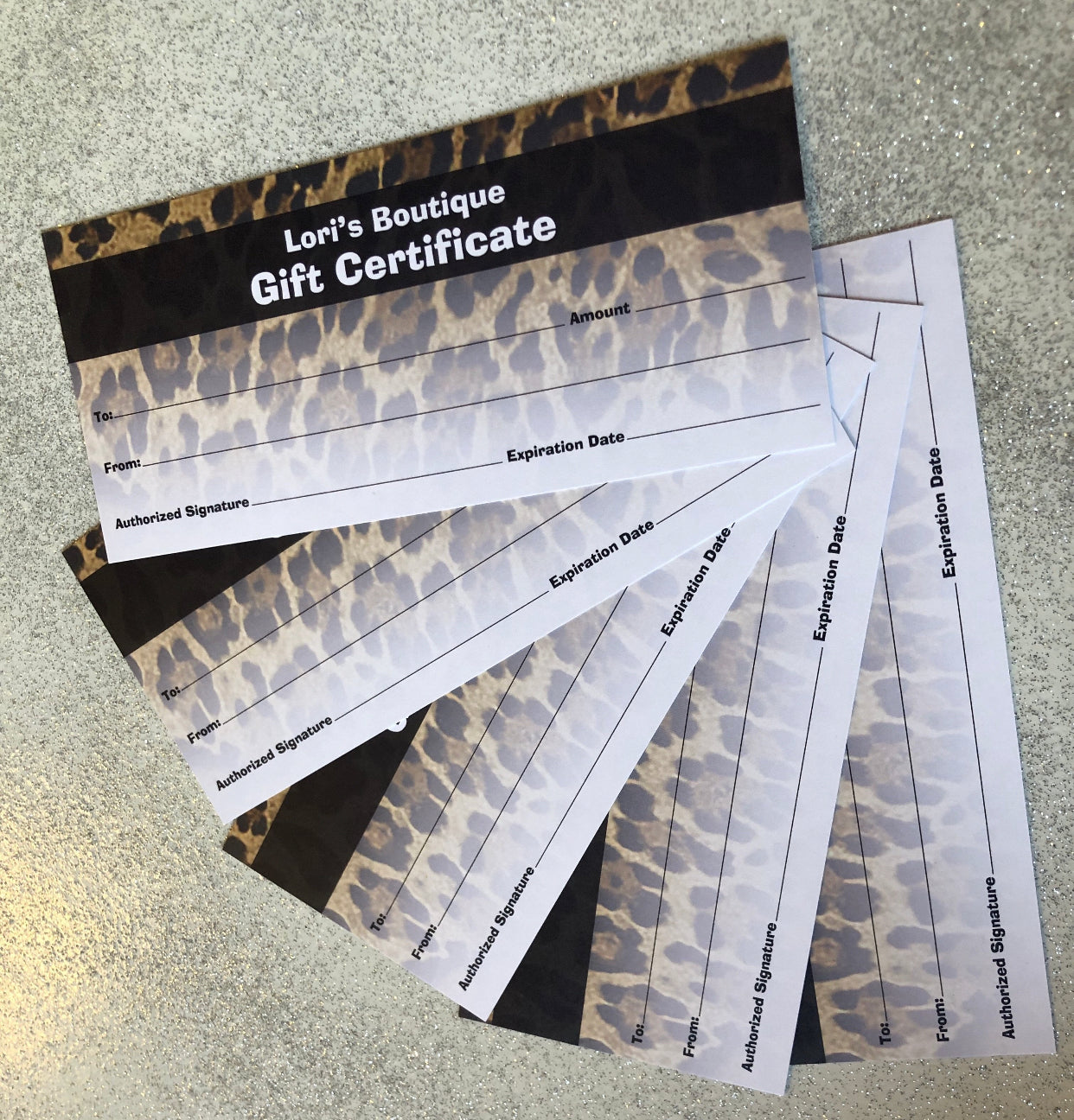 Gift Certificate (Paper)